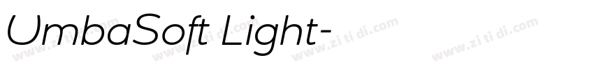 UmbaSoft Light字体转换 UmbaSoft Light字体转换